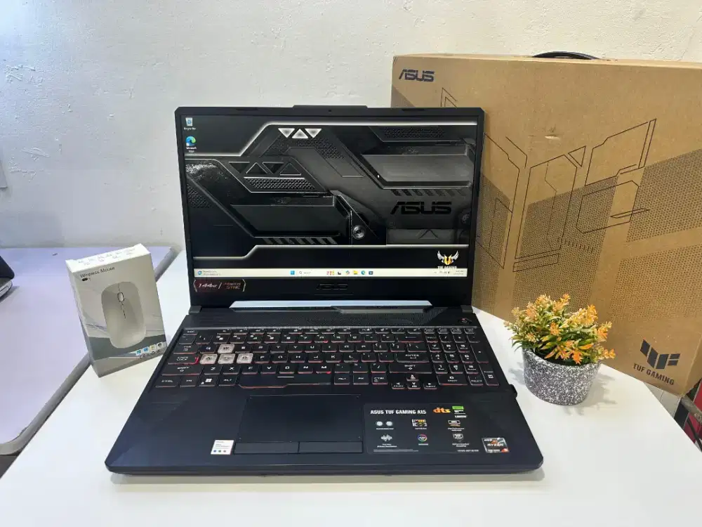 Asus TUF GAMING A15 
ryzen 5 7535hs 16GB/512GB
RTX 3050 4gb
15 FHD