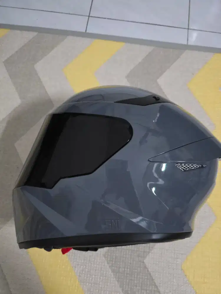 KYT TT Course Gorilla Grey Glossy