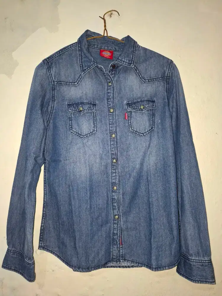 KEMEJA OUFIT JEANS DENIM WANITA