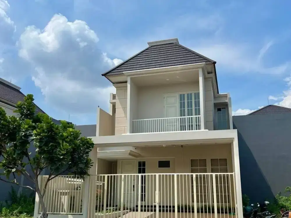 Rumah Baru Puri Galaxy Full Upgrade Marmer Surabaya Row Jalan 3 Mobil
