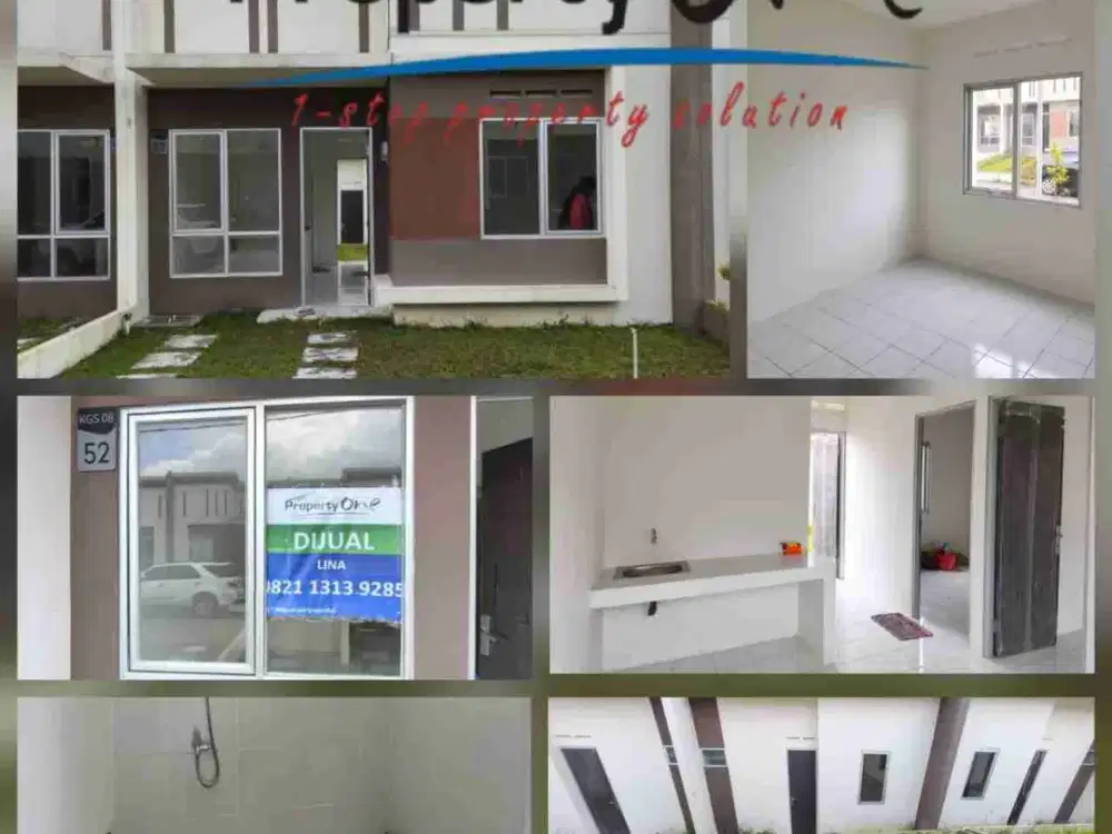 Dijual rumah baru masih bagus di cluster kenanga kota podomoro tenjo