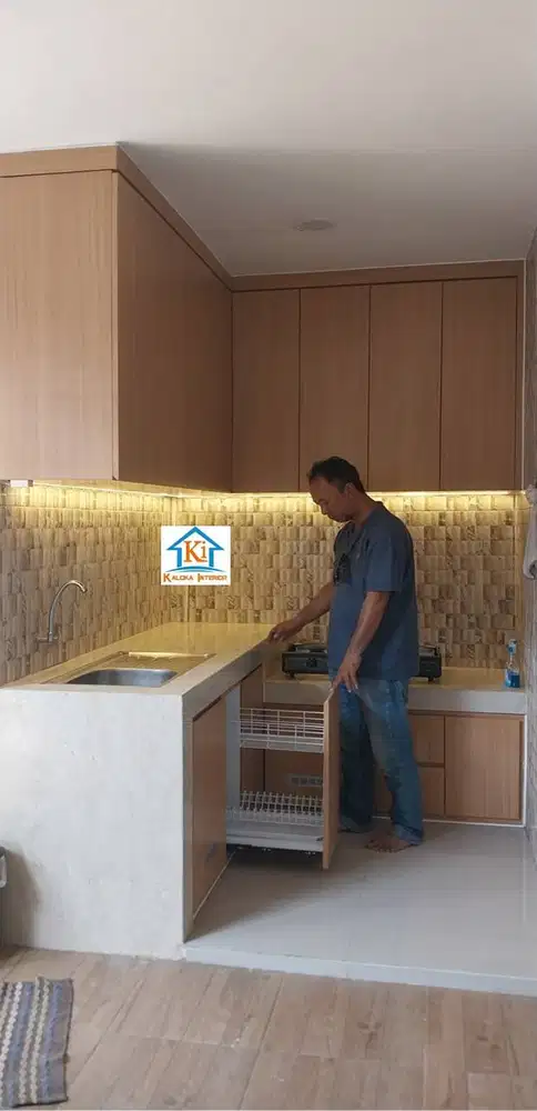 Jasa Pesan Kitchen Set Dapur Surabaya, Kaloka Interior