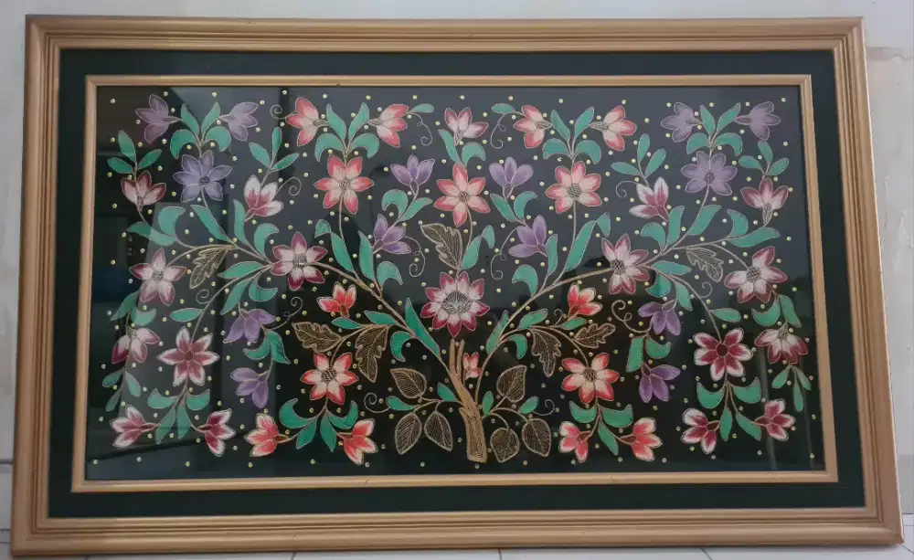 Hiasan Dinding Sulam Sumatera Barat