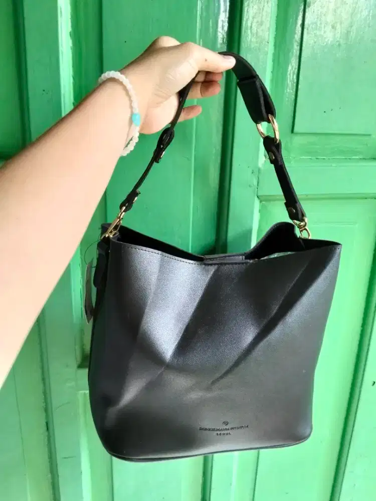 NEGOIN AJA!! TAS HOBBO DONKIE PREMIUM HITAM TEBAL