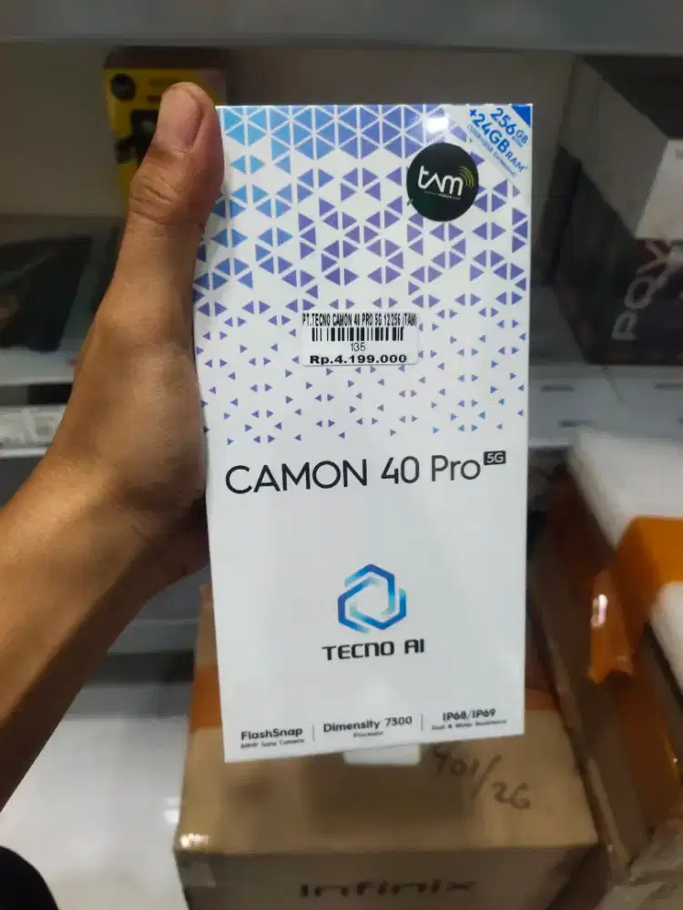 TECNO CAMON 40 PRO 5G 12/256GB | ATLANTIS DAHSYAT