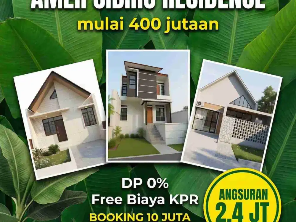 Rumah Dp 0 Meriah 1 lt di Area Cibiru Ciguruwik UIN Universitas Muhammadiyah Cipadung Krida Nusantara