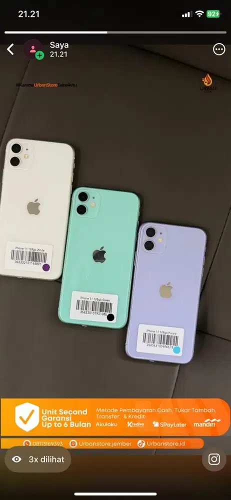 Iphone 11 128Gb second inter