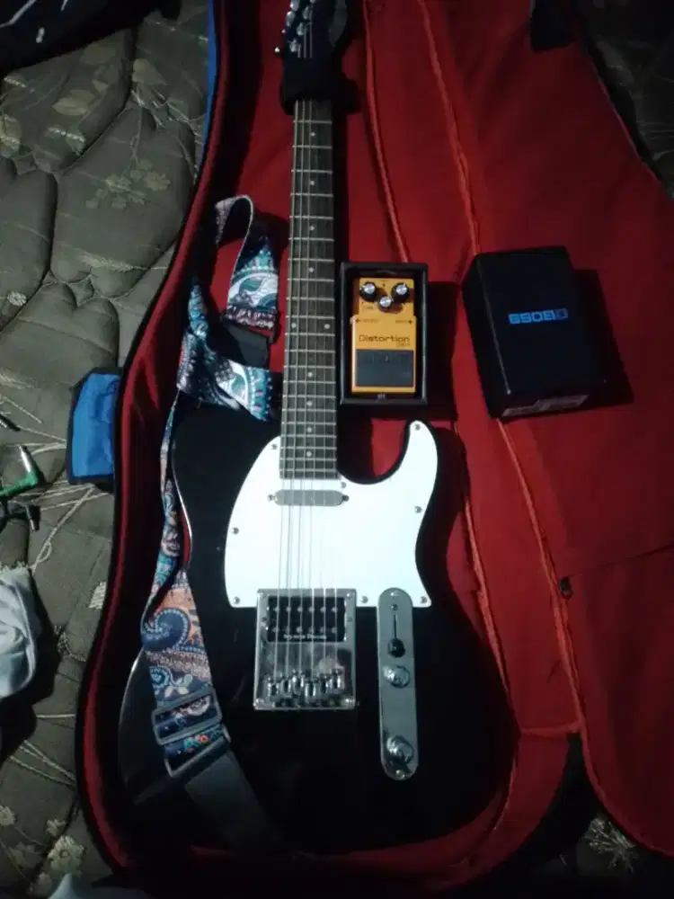 Telecaster Grace by sammick green band japan signanture