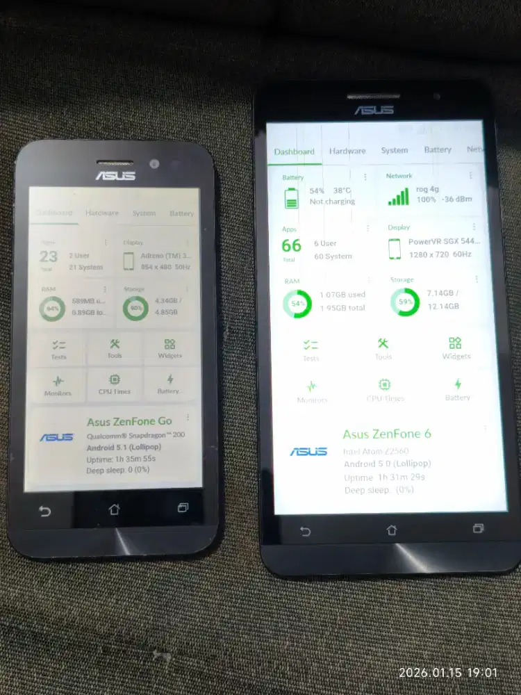 Asus Zenfone Go dan Zenfone 6