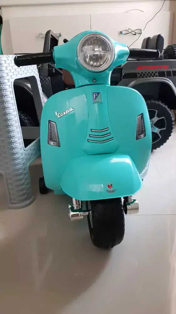 Motor aki anak hijau