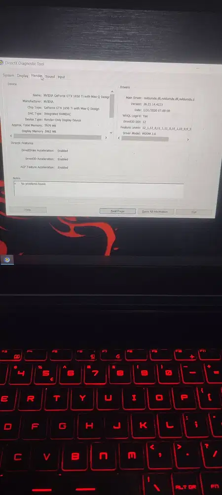 MSI GF63 Thin i7‑9750H