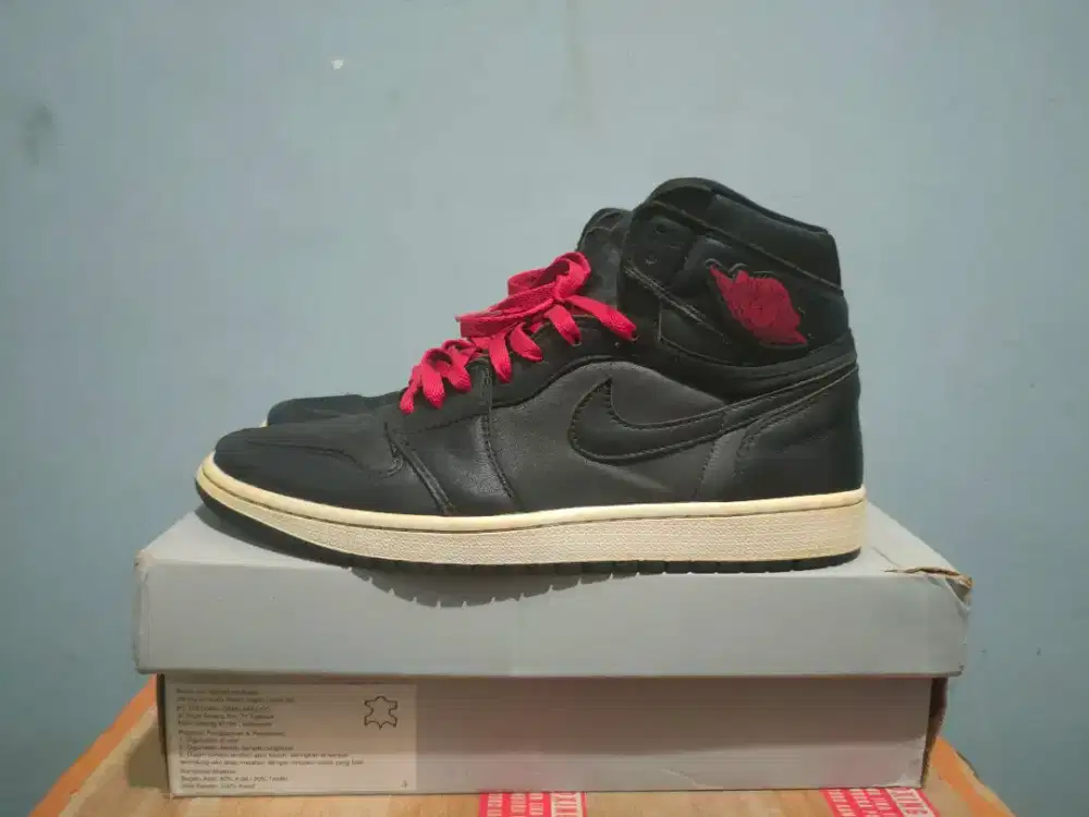 Air Jordan 1 HIGH Black Satin ORIGINAL VERIFIED DEPATU