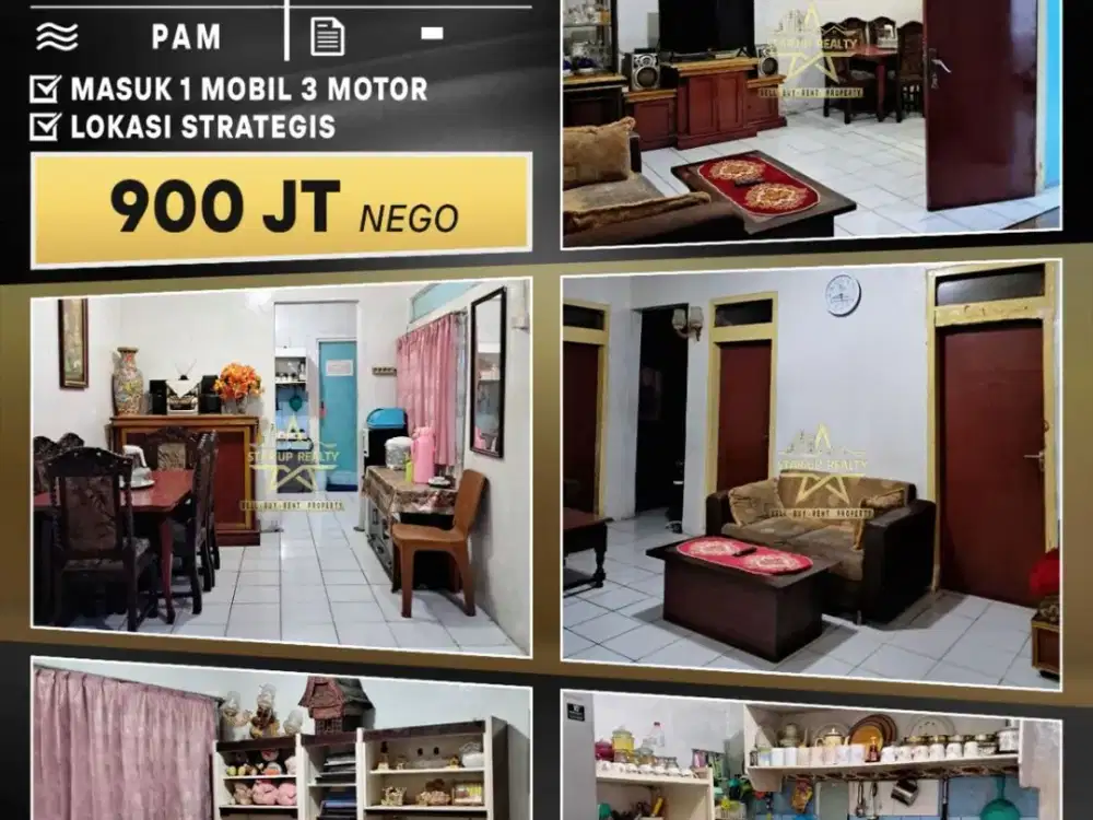 900 jt Dijual Rumah Cibeureum Cimahi  kt 3 km 1 masuk 1 mobil 3 motor