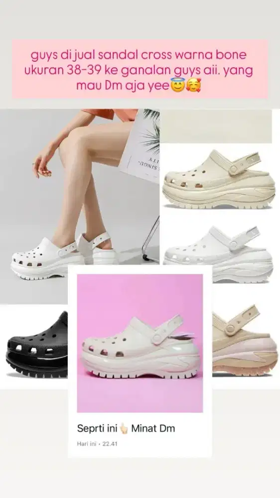 Dijual Sendal Merk Cross