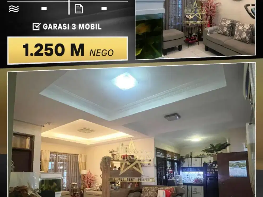 1,25 M nego Dijual cepat Rumah bagus di Permata Kopo lt 140 lb 80 garasi masuk 3 mobil kt 4 km 2