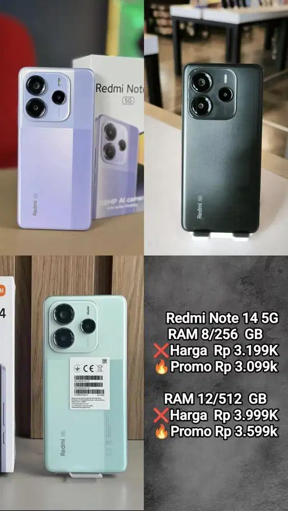 promo redmi note 14 5g 8/256
