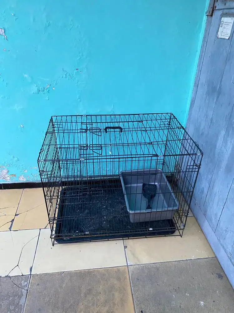 Kandang Kucing 2 tingkat ukuran besar