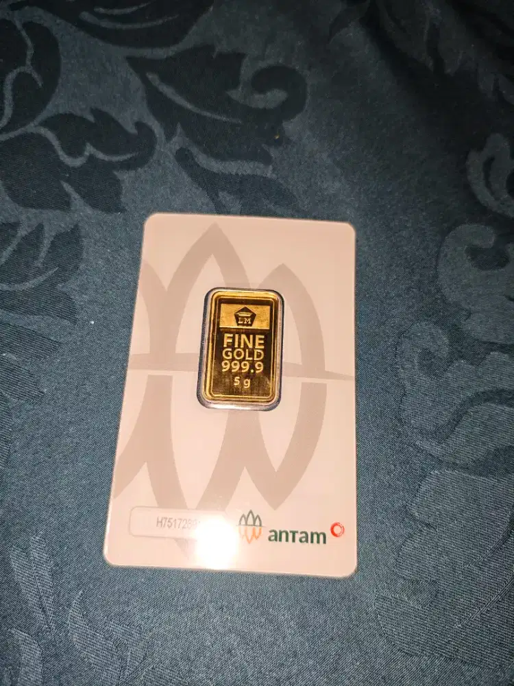 Logam Mulia Emas Antam 5 Gram 2025 Bersertipikat