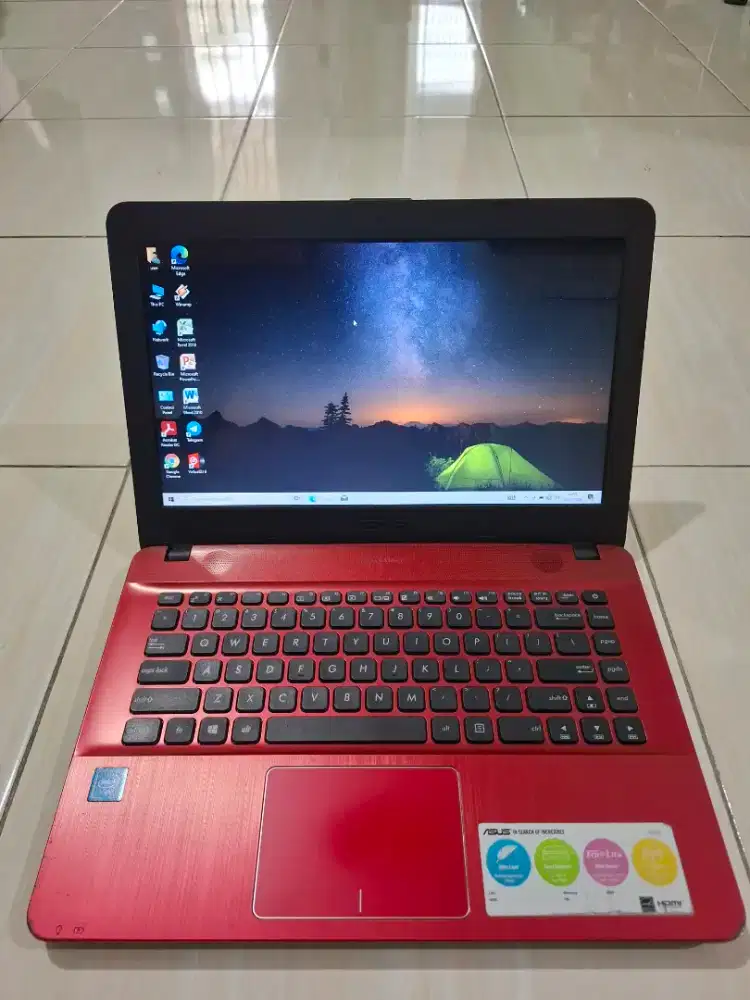 Laptop Asus Celeron ram 4 gb