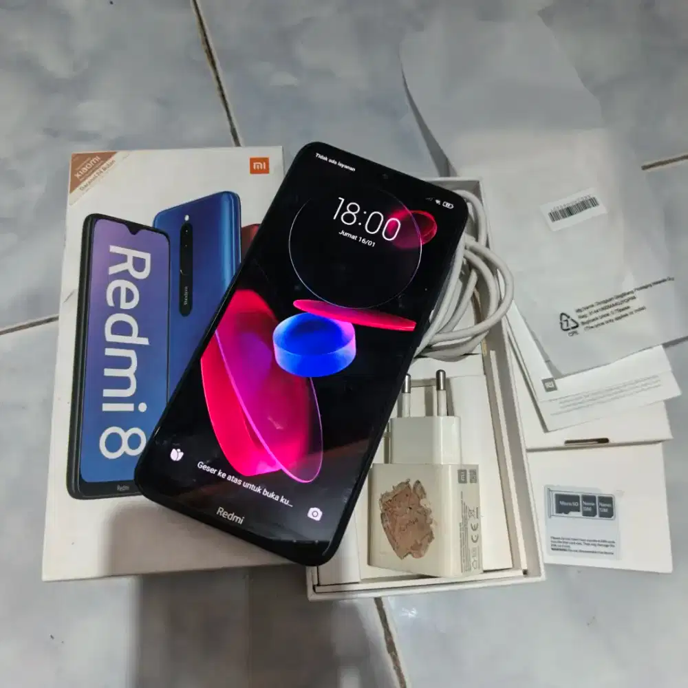 Xiaomi Redmi 8 Fullset Original 4/64 Mulus