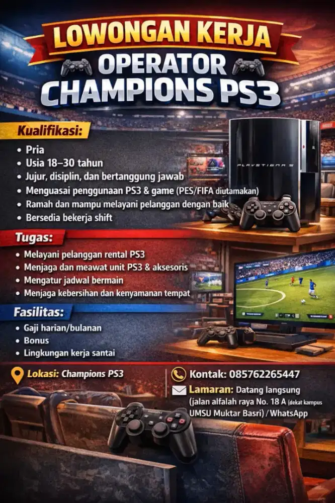 Operator Playstation 3/4