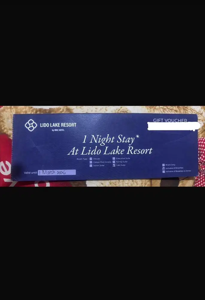 Voucher Lido Lake Resort (Lido Suite)