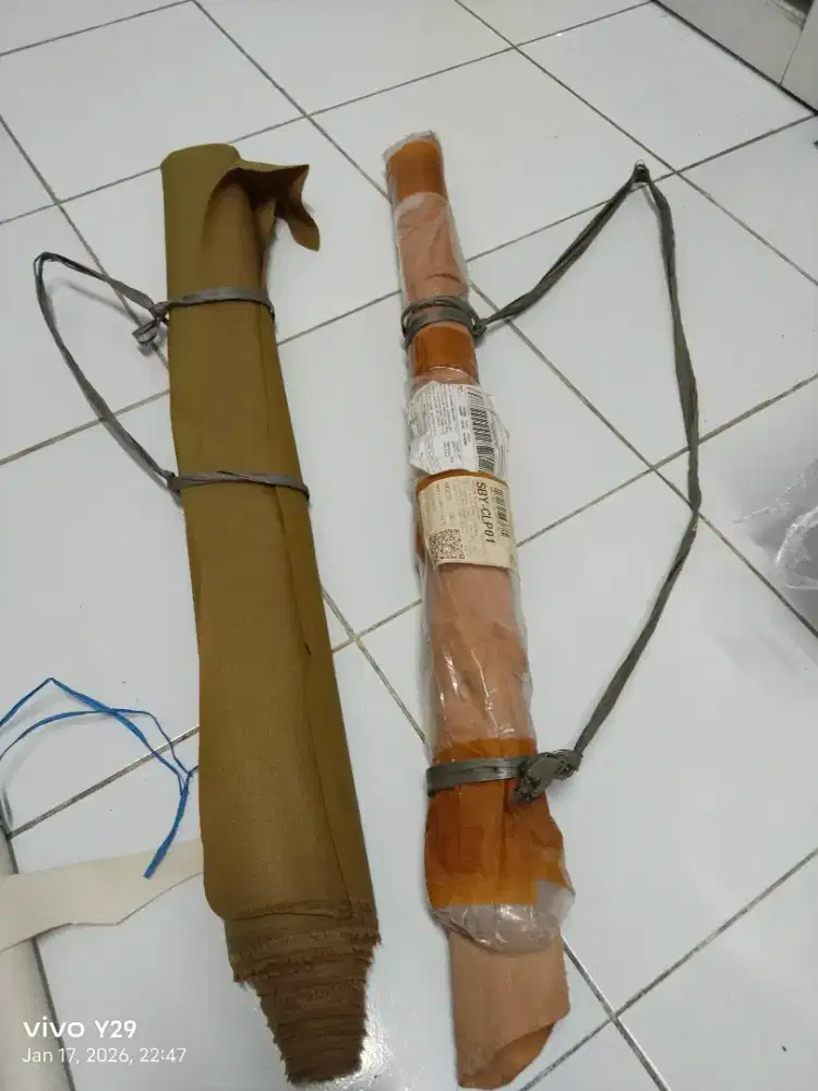 kulit lembaran vegtan dan semi canvas