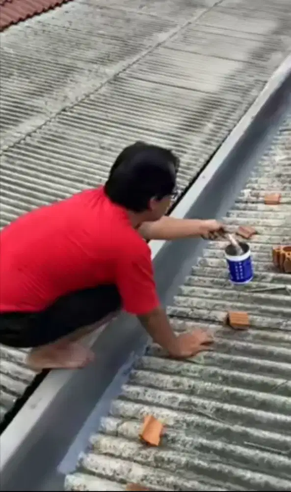 jasa perbaikan atap bocor talang bocor genteng bocor atap rembes dll