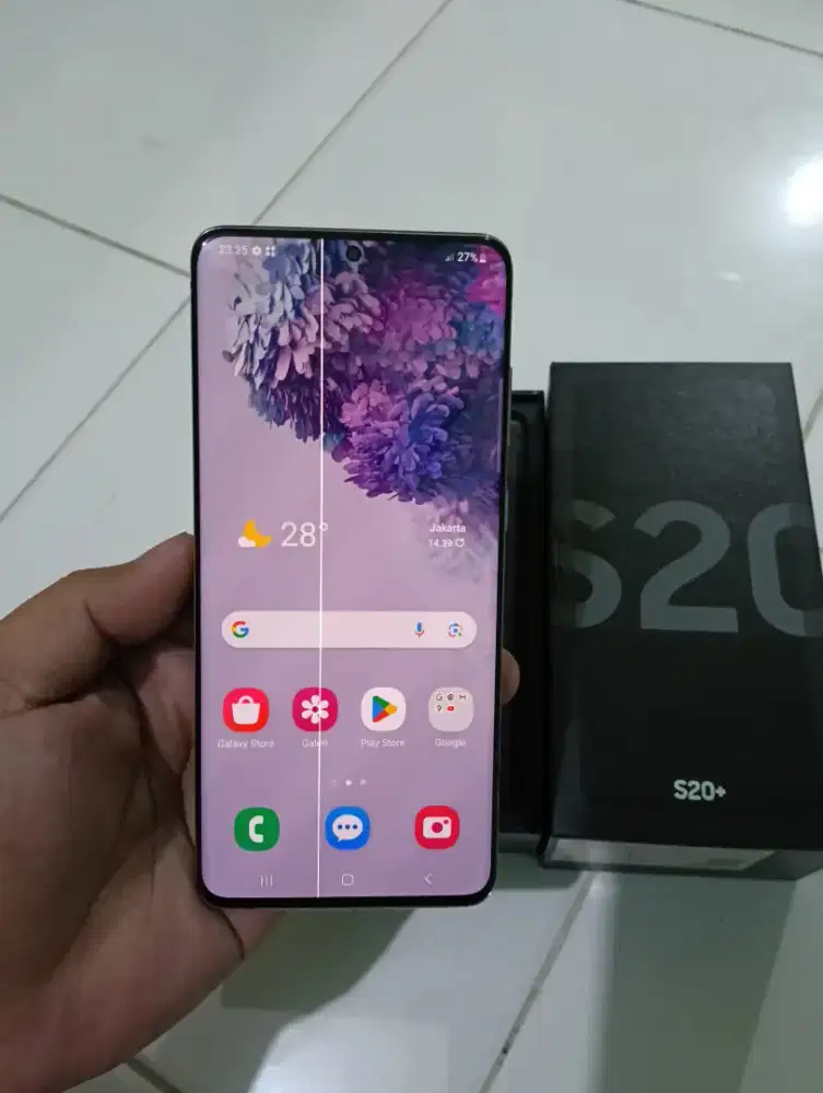 Samsung s20+ ram 8/128gb fullset sein
