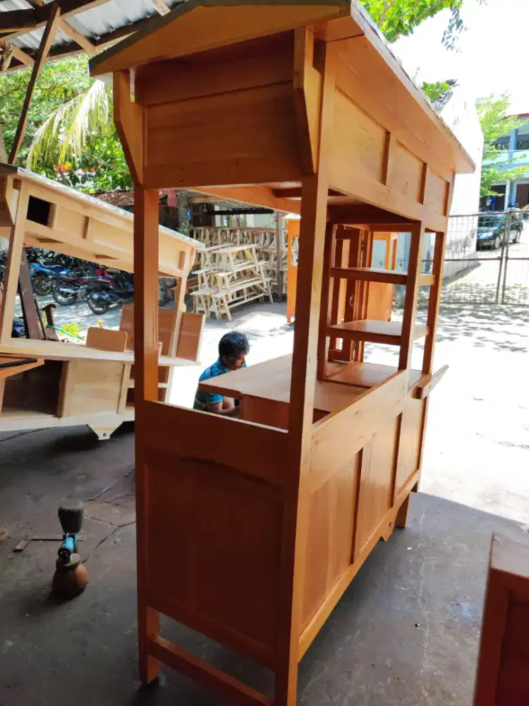 Jual Gerobak Angkringan, Bakso, Mie Ayam, Bubur, Sate, Soto, Pecel dll