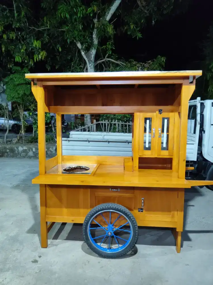 Jual Gerobak Angkringan, Bakso, Mie Ayam, Bubur, Sate, Soto, Pecel dll