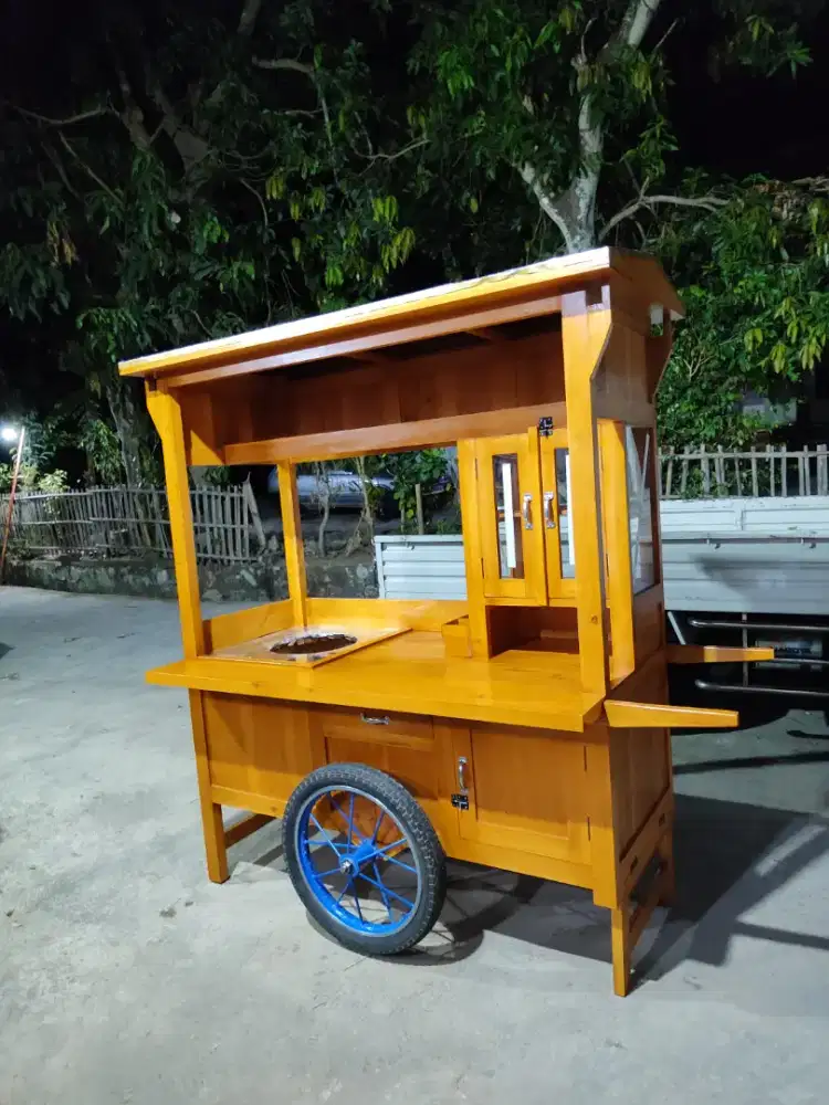 Jual Gerobak Angkringan, Bakso, Mie Ayam, Bubur, Sate, Soto, Pecel dll