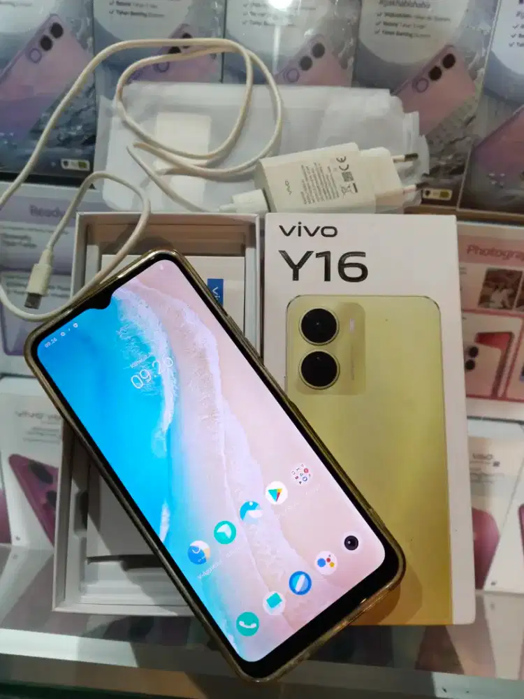 Vivo y16 ram 3/32 bekas berkualitas