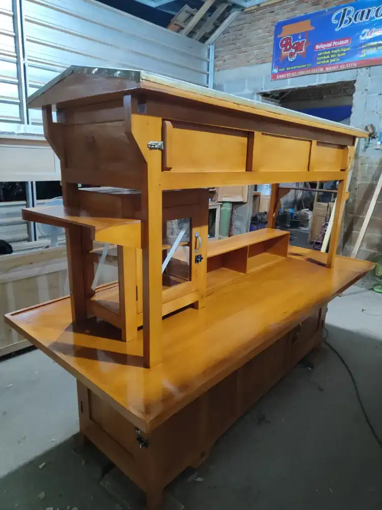 Jual Gerobak Angkringan, Bakso, Mie Ayam, Bubur, Sate, Soto, Pecel dll