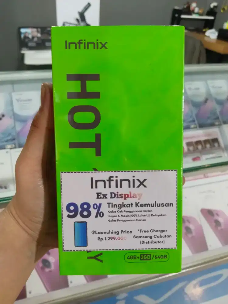 Infinix hot 12 play 4+3/64 gb bekas berkualitas