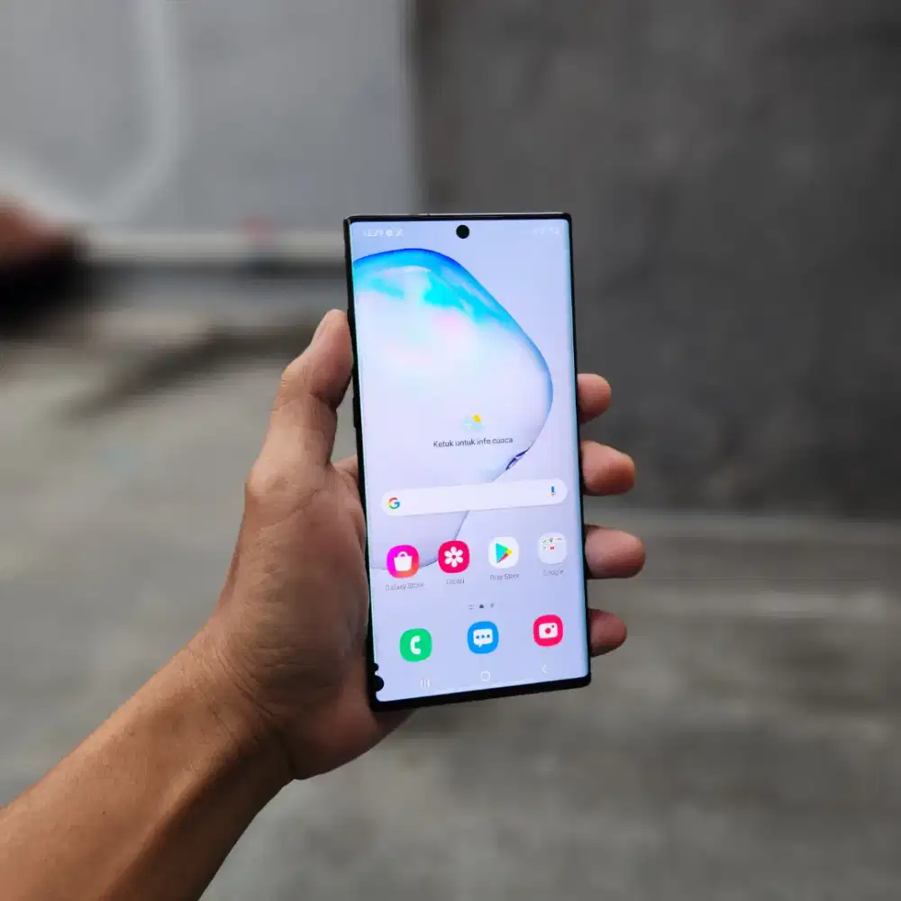 SAMSUNG GALAXY NOTE 10 PLUS SEIN 12/256 GB DUAL MINUS FUNGSI NORMAL