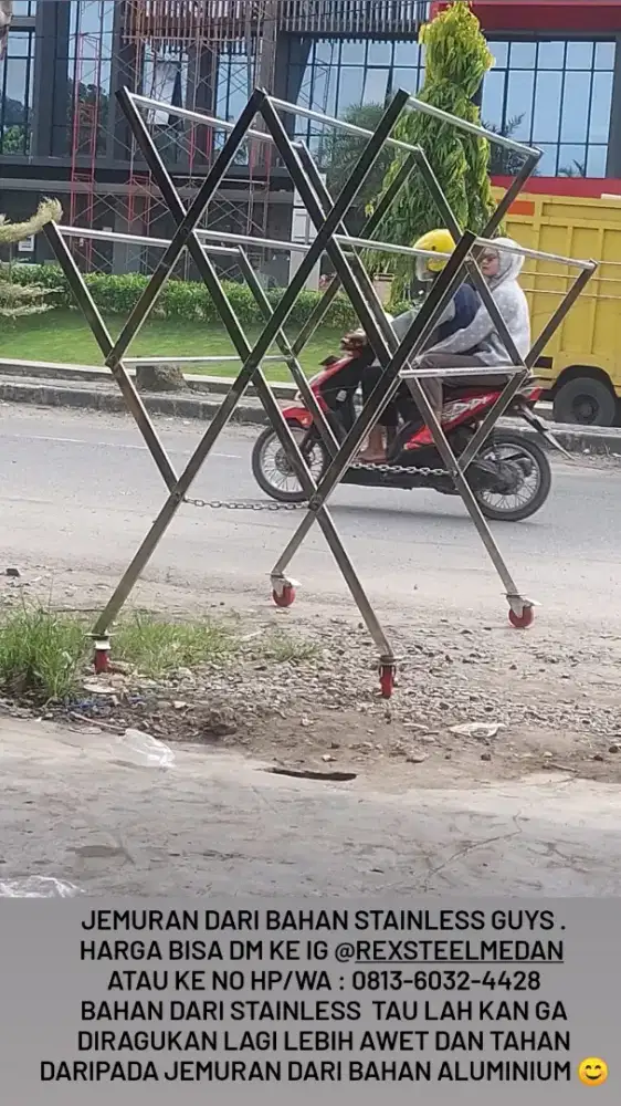 Jemuran pakaian stenliss