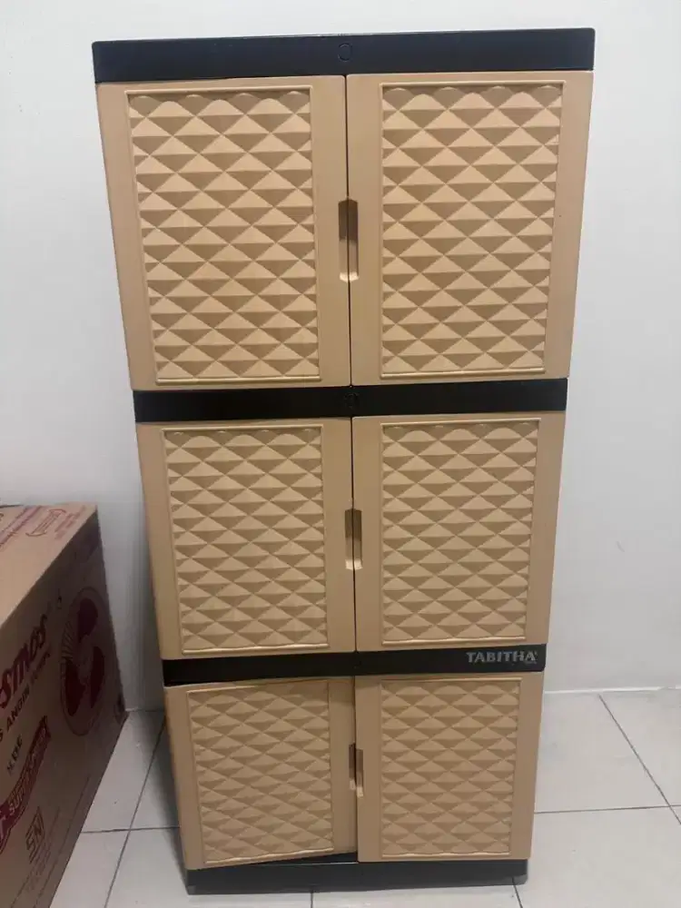 Lemari Pakaian 3 Susun Plastik