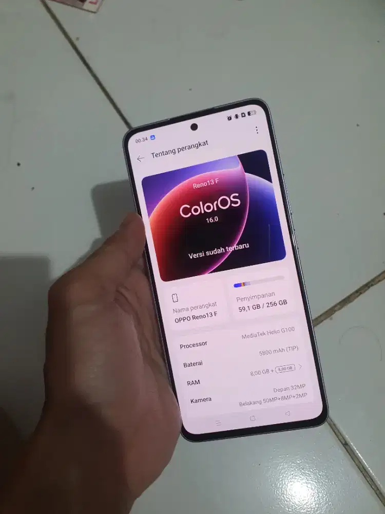 Oppo reno 13F 8/256 Gb