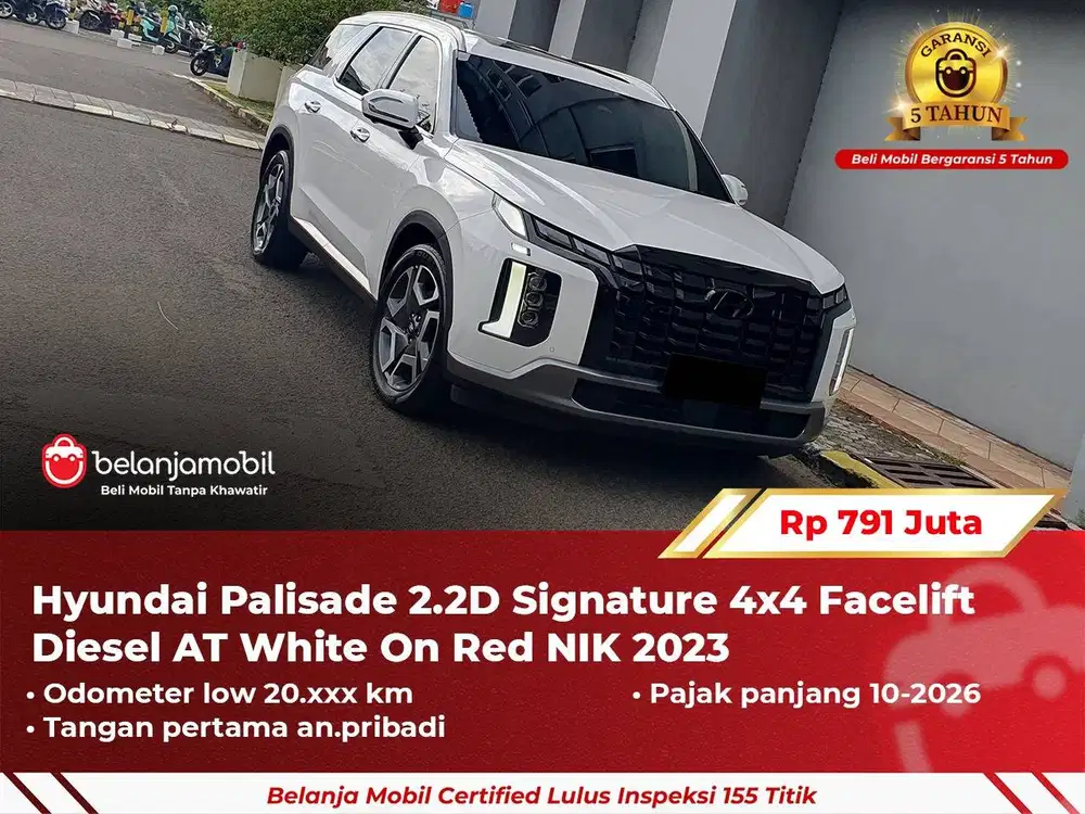 [ 4x4 ] Hyundai Palisade 2.2D Signature AWD Facelift 2023 2024