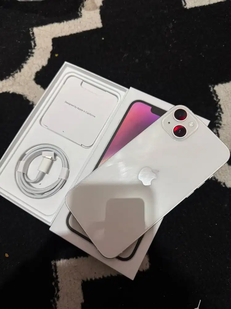 iphone 14 plus 128gb starlight putih kaya baru