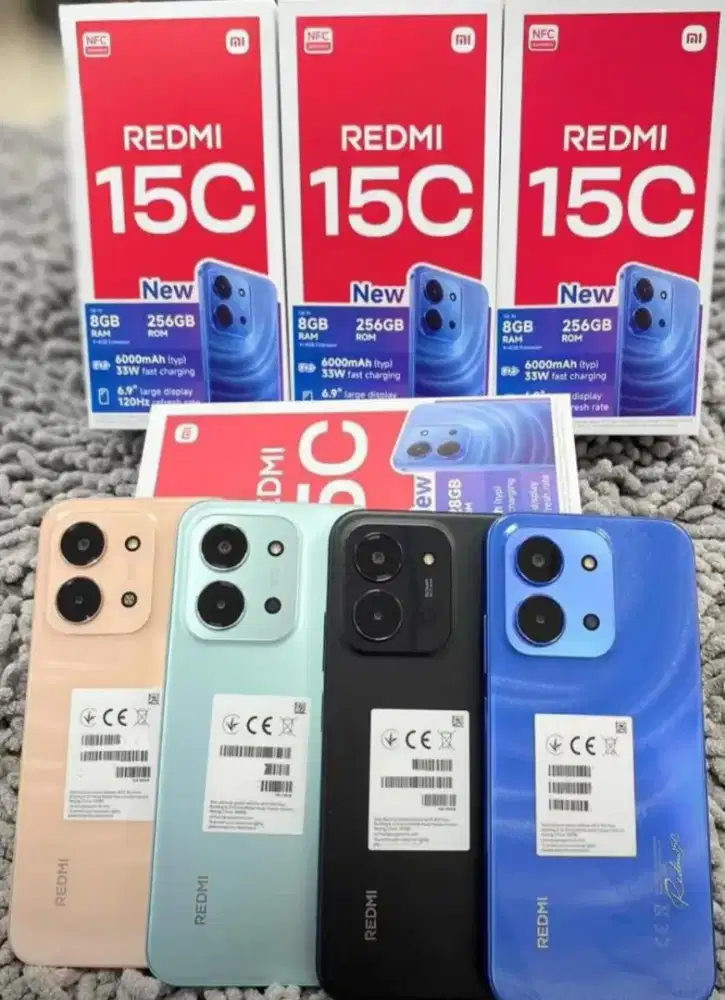 Redmi 15C 6/128 , 8/256 New garansi Resmi