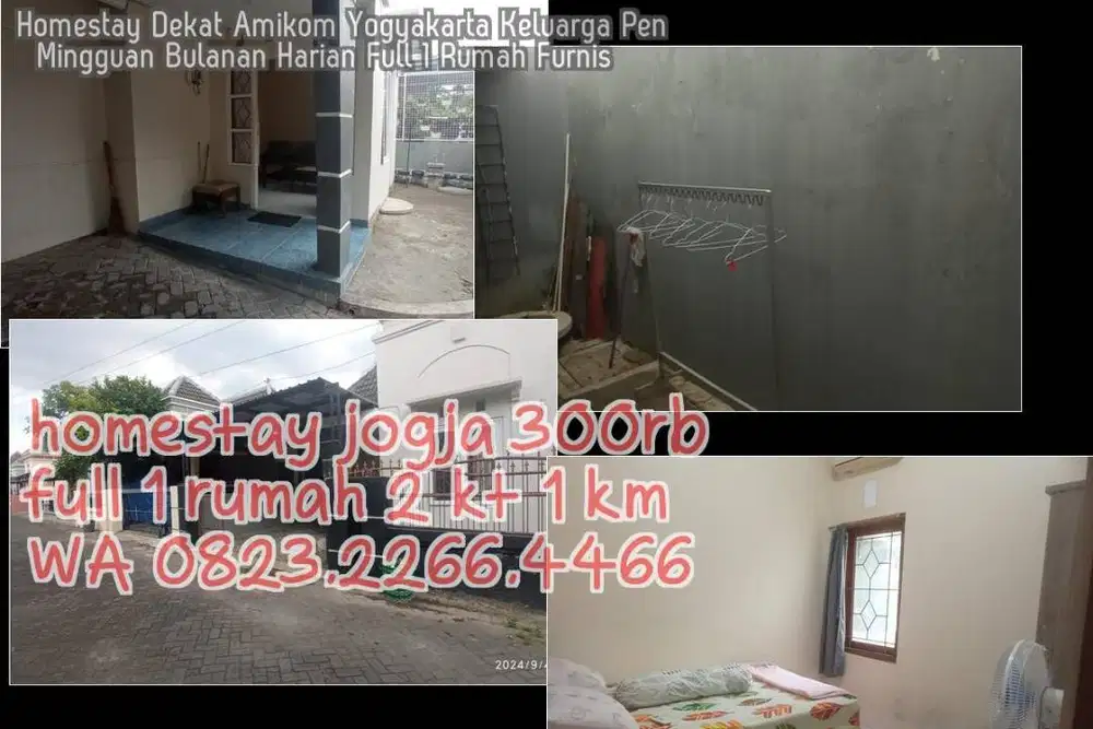 Homestay Dekat Amikom Yogyakarta Keluarga Pen  Mingguan Bulanan Harian