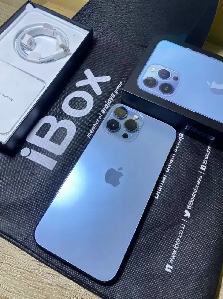 Iphone 13 Pro Max Ibox resmi 128 fullset mulus not pro max ultra plus