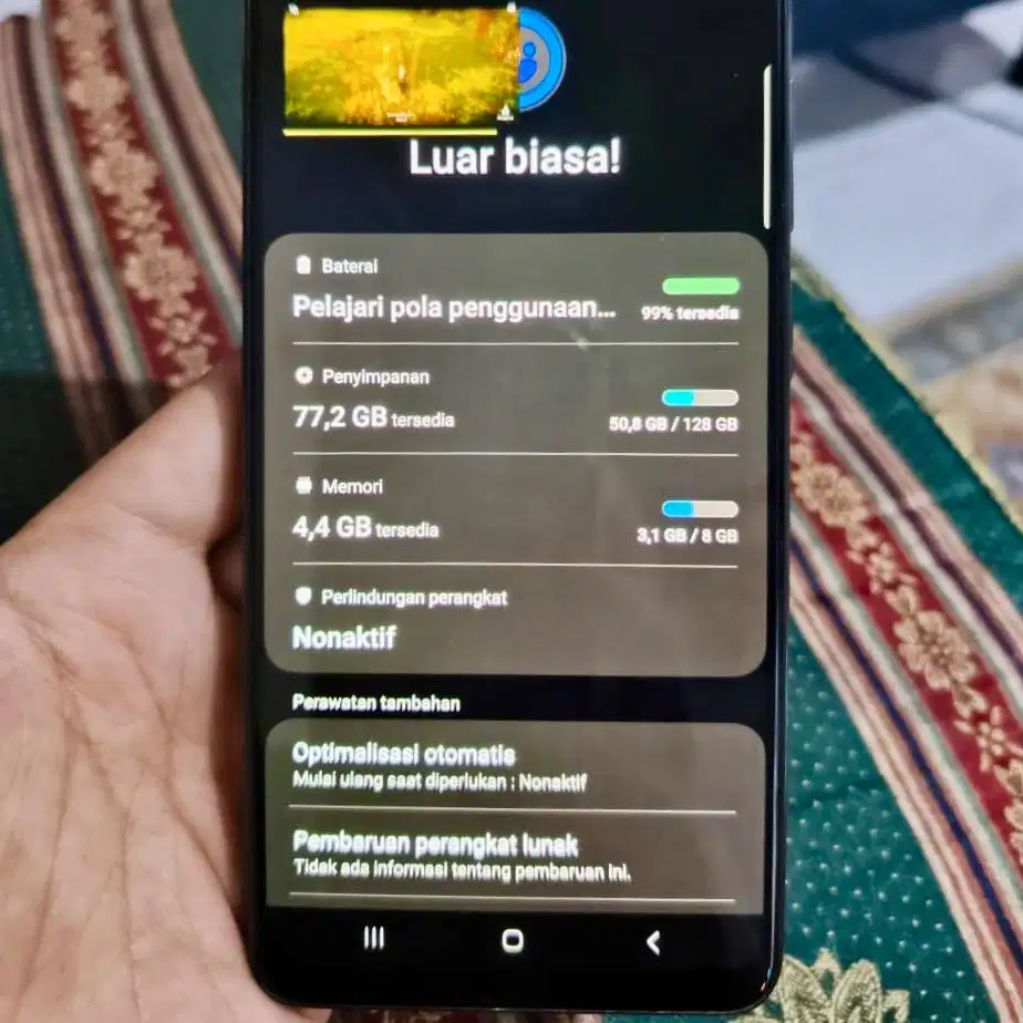 Samsung a32 ram 8 / 128 sein fullset original