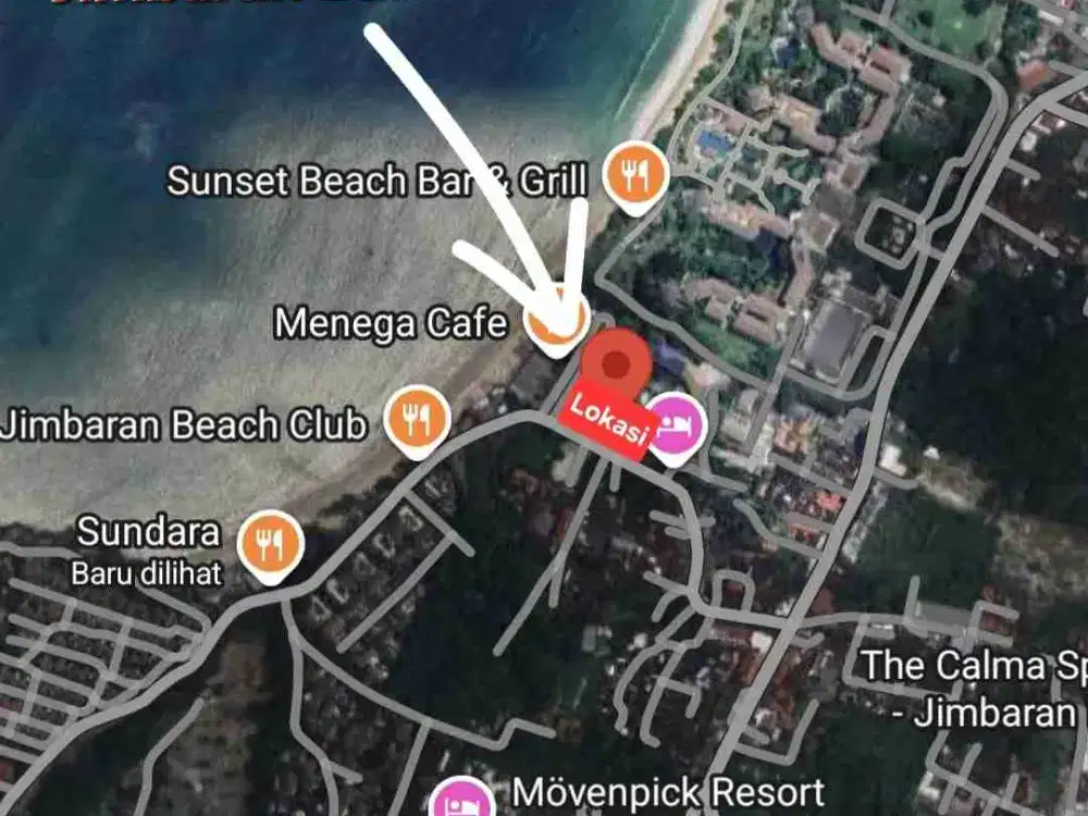 Tanah Langka Depan Pantai Jimbaran Samping Le Meridien