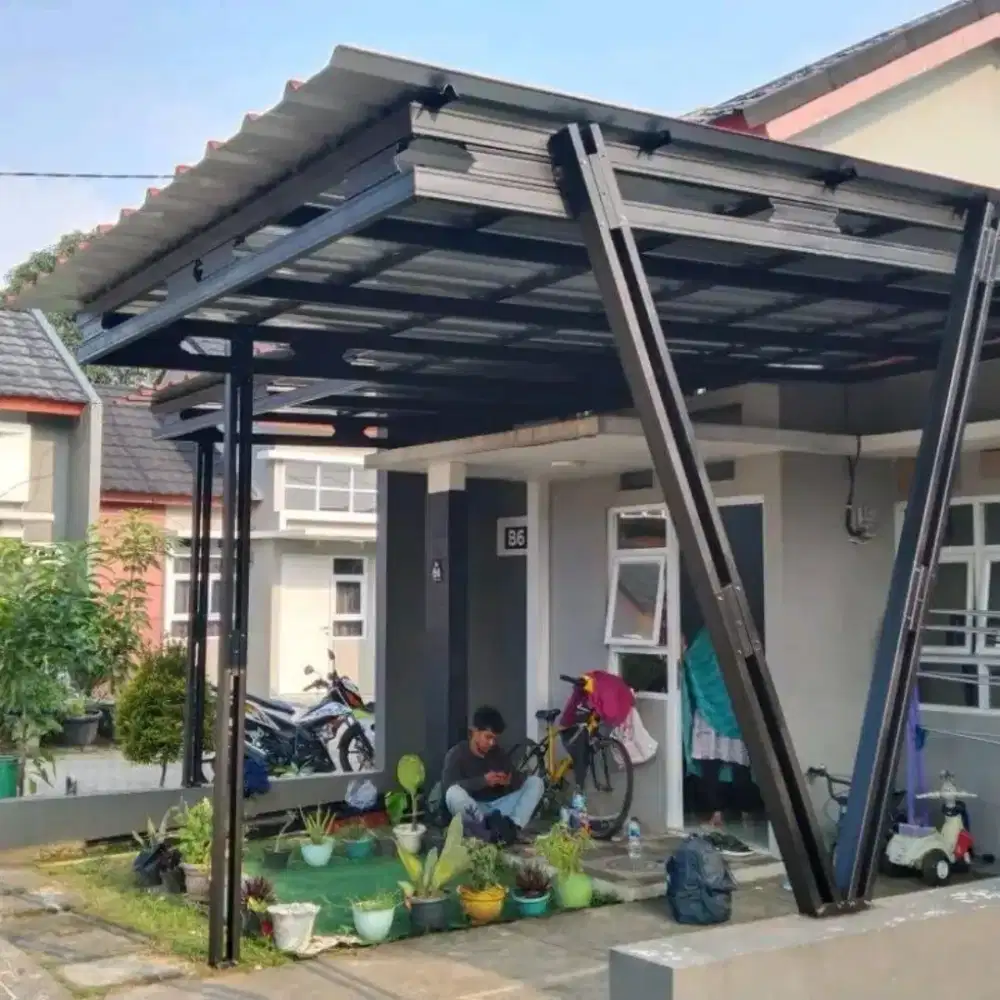 Kanopi Baja Ringan dan plafon PVC termurah