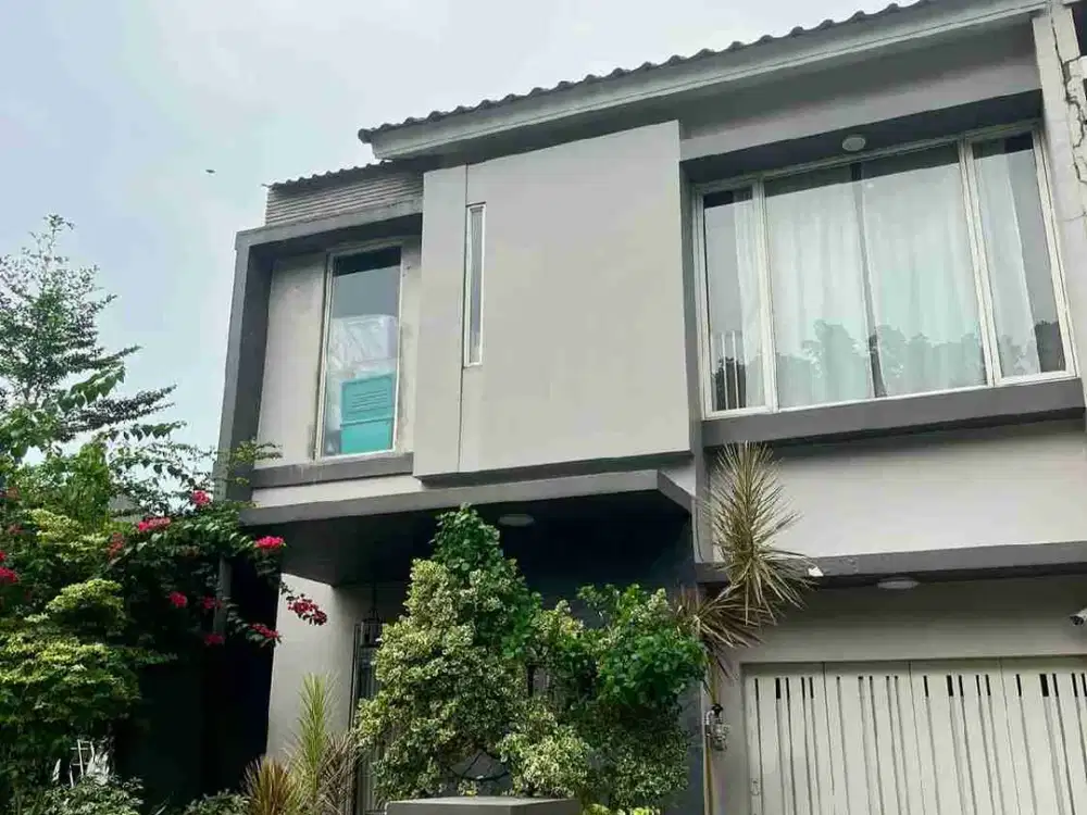 Cluster Mewah Bintaro Jaya Rumah Hook Minimalis 2 Lantai Full Furnished SHM 5 M Nego