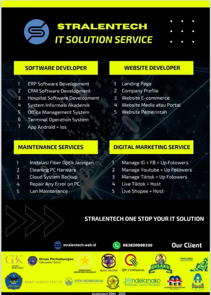 Jasa Pembuatan Aplikasi / Software & Website Perusahaan,Pemerintahan