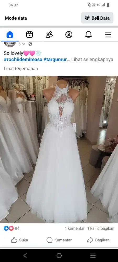 Jasa jahit gaun pengantin modiz